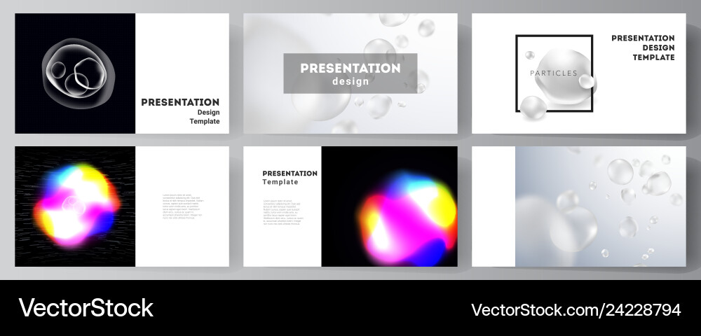 Layout of the presentation slides Layout of the presentation slides vector image