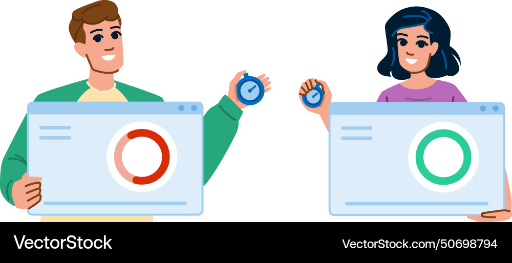 Page speed Royalty Free Vector Image - VectorStock