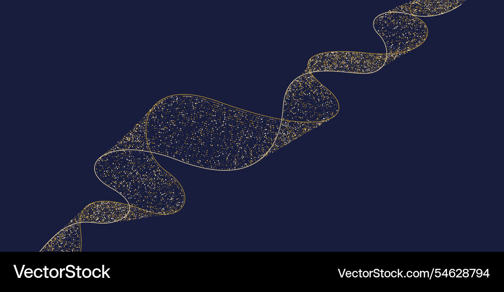 Poster with dynamic waves in minimal style Poster with dynamic waves in minimal style vector image