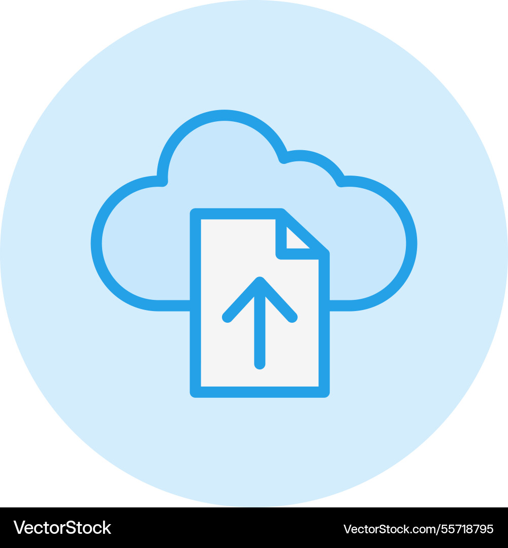 File upload icon design vector image