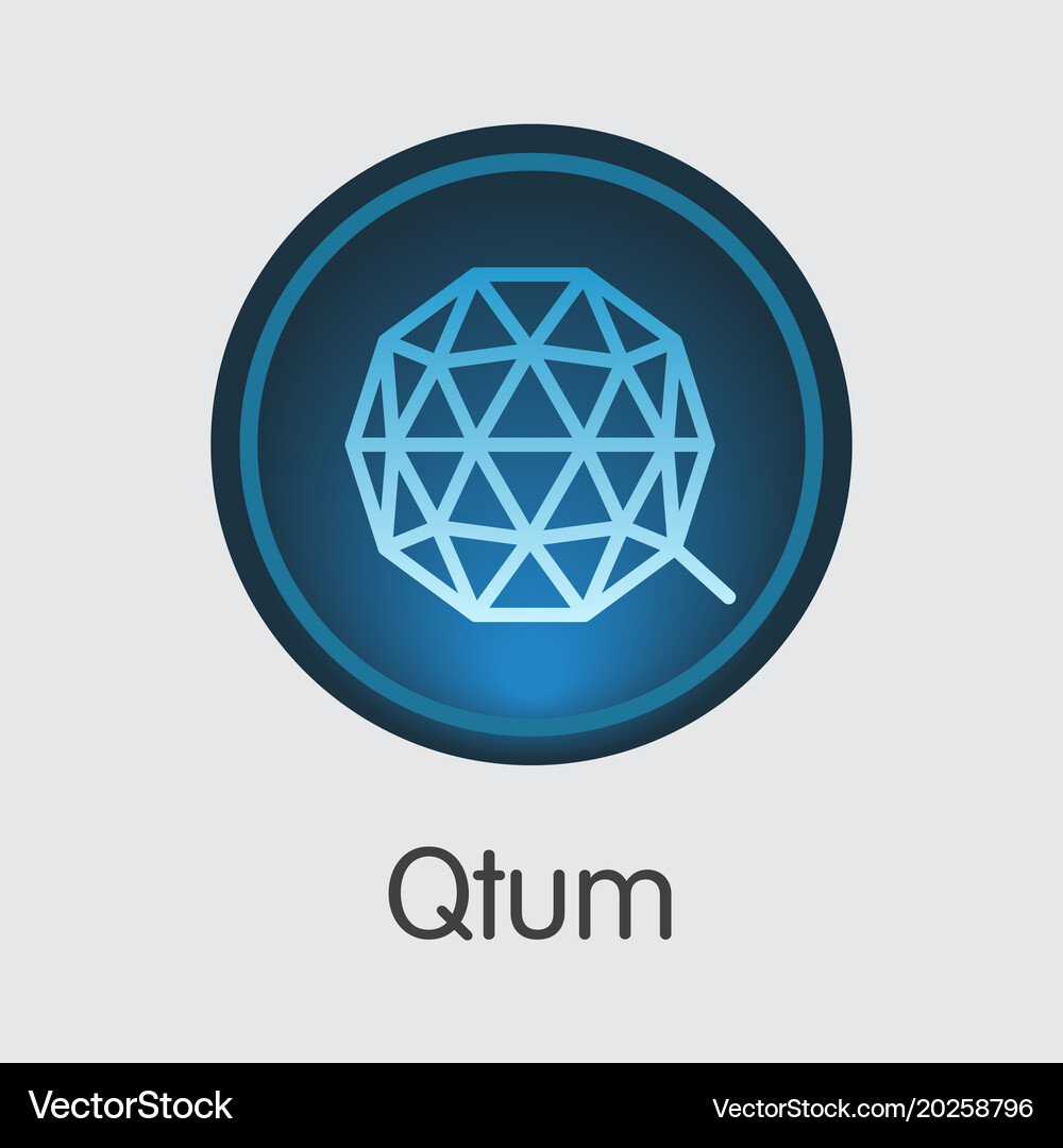 Qtum Cryptocurrency Logo – Royalty-Free Vector | VectorStock