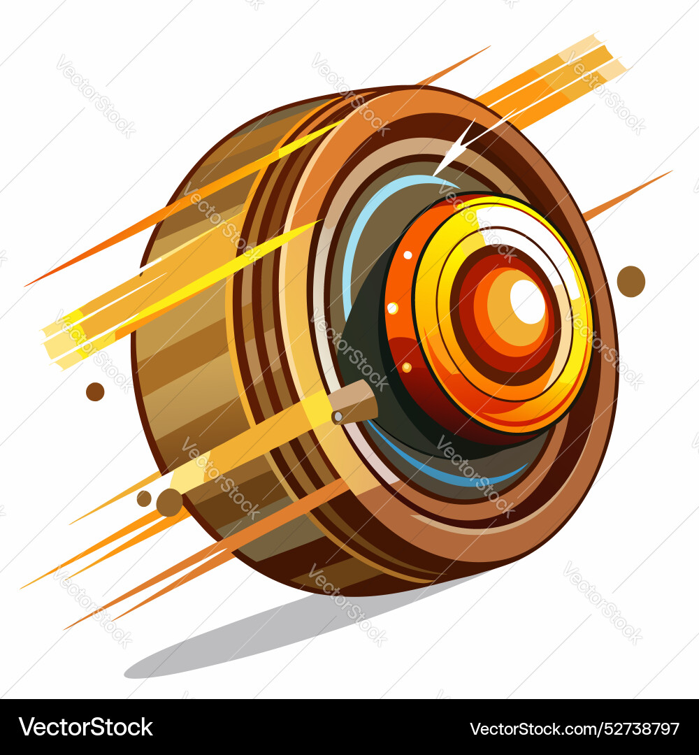 Isolated-slow-shutter-light-on-a-white-background vector image