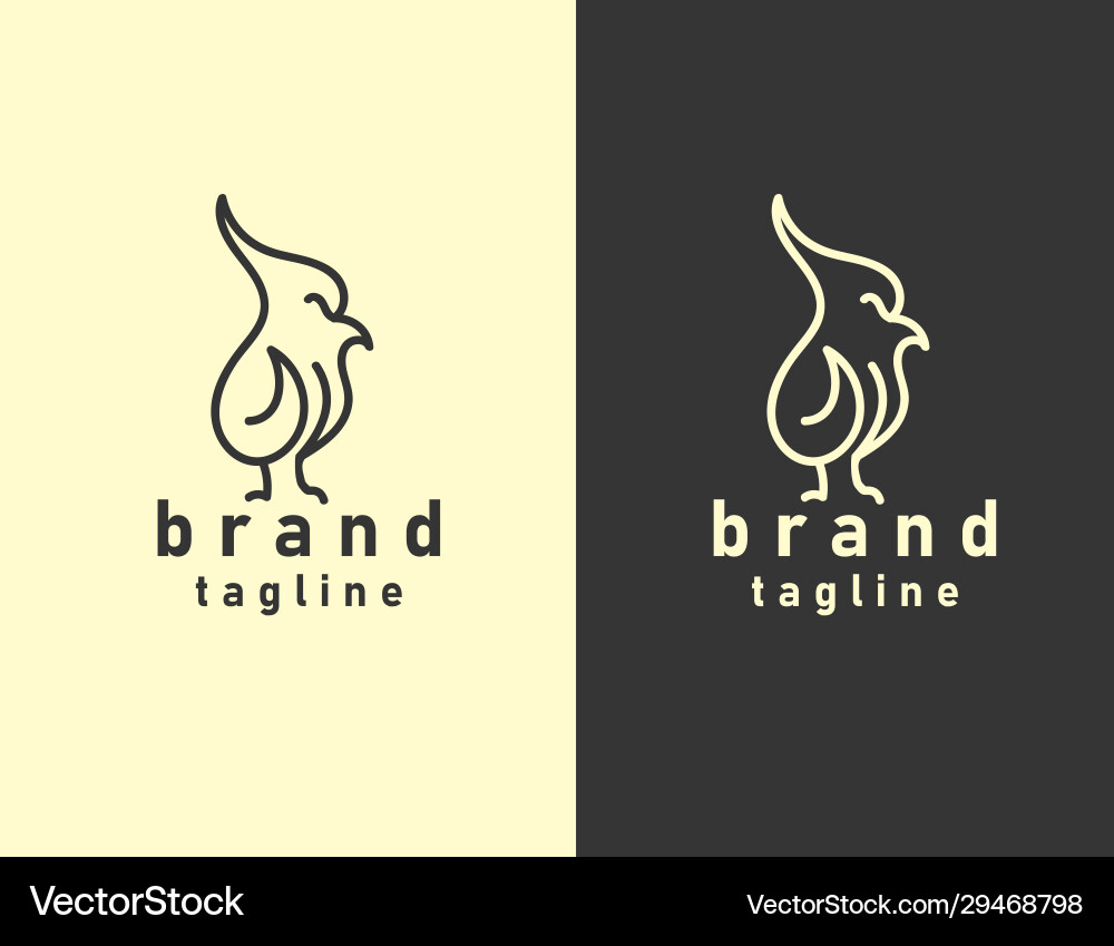 Simple and elegant bird lineart suitable for use Simple and elegant bird lineart suitable for use vector image