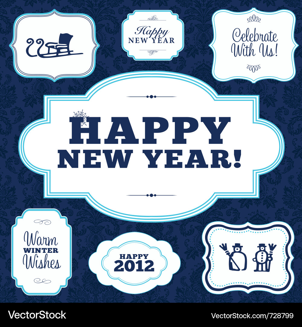 Elegant Frames Collection Vector Image