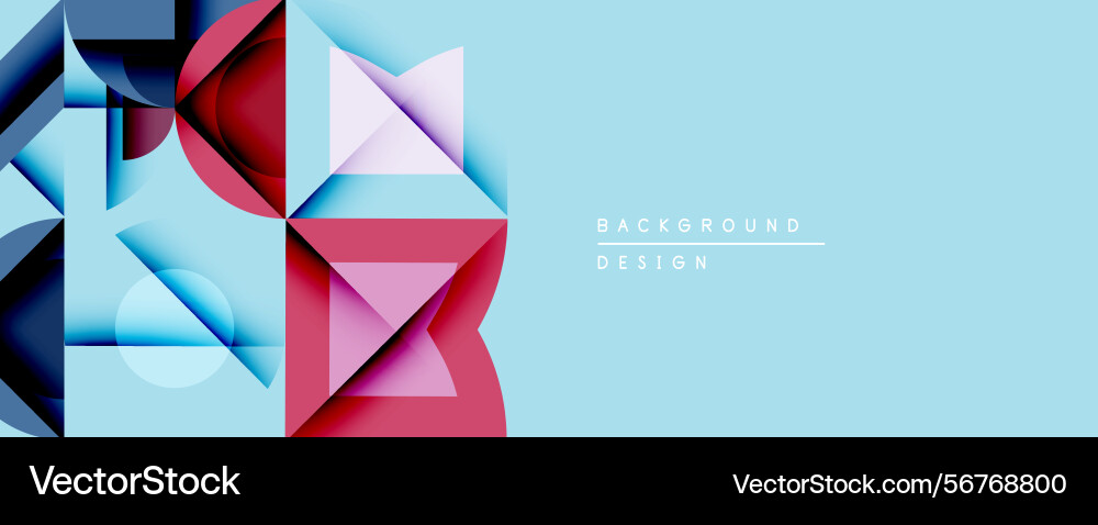 Abstract geometric composition overlapping shapes Abstract geometric composition overlapping shapes vector image