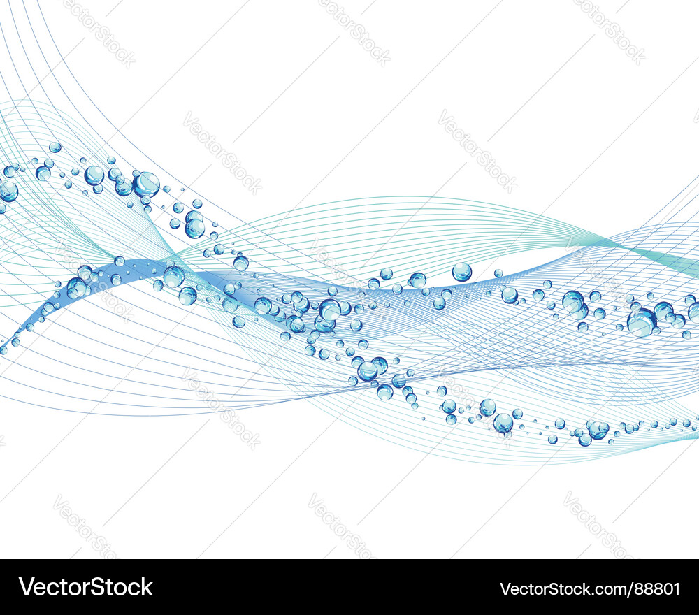 Water background Vector Image