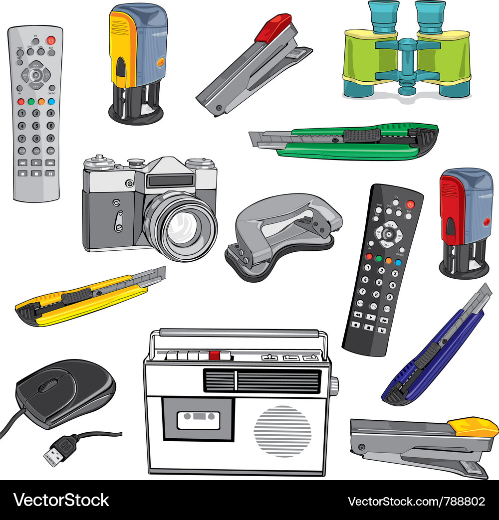Office items Vector Image