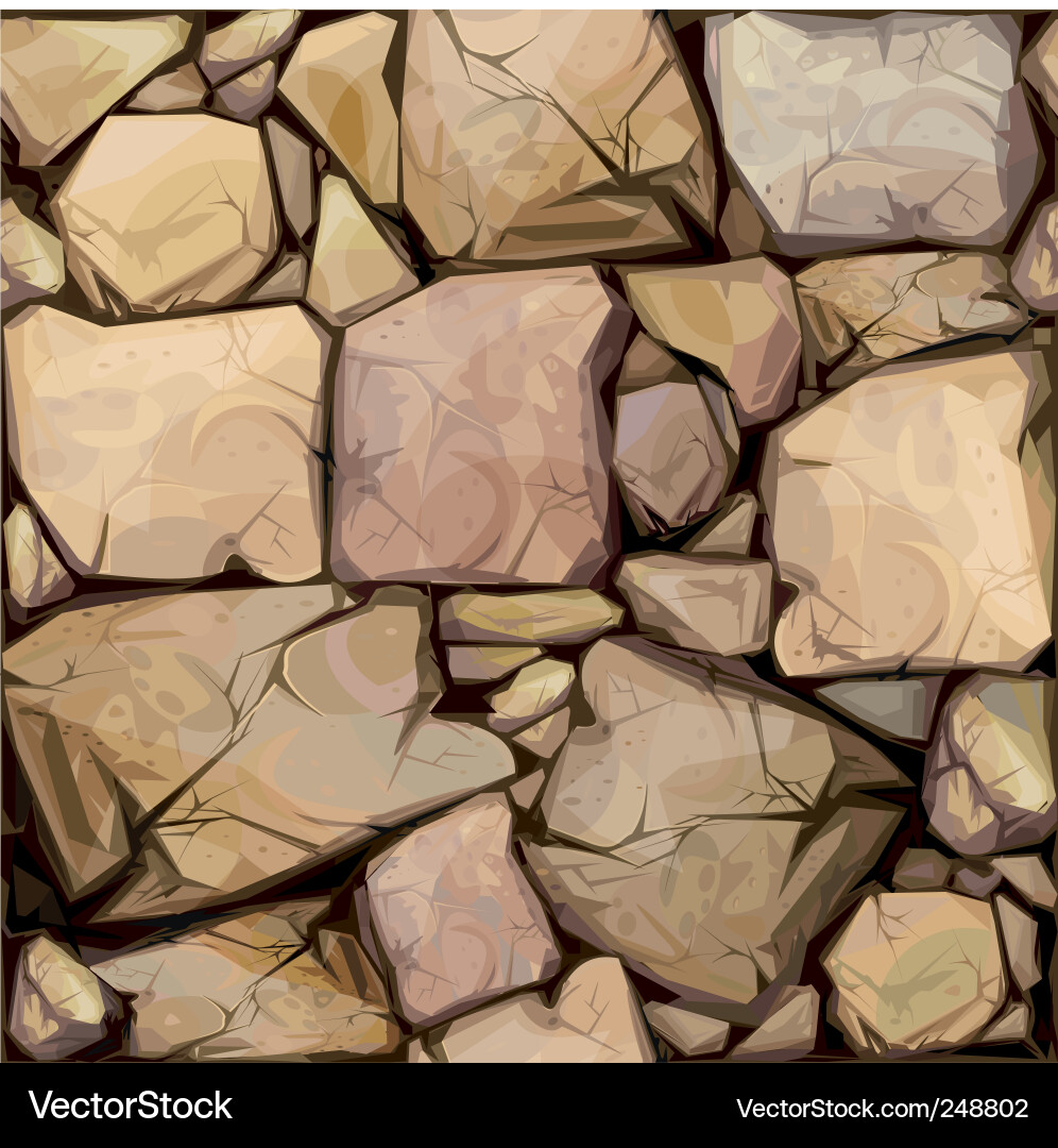 Stone Texture Seamless Pattern vector image