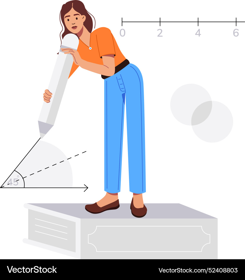 Basic rgba flat style geometry exam Royalty Free Vector