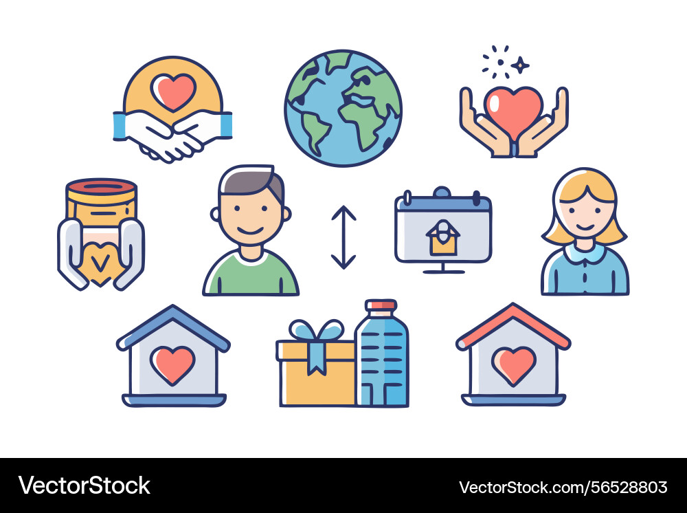 Calendar and clock icons set time date Calendar and clock icons set time date vector image