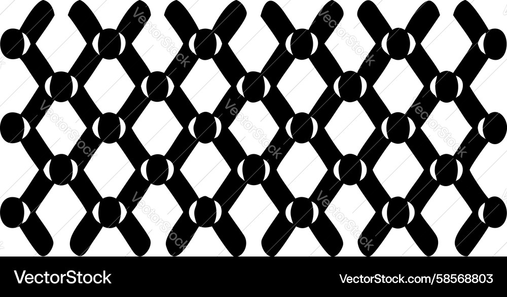 Geometric Lattice Pattern Vector Image