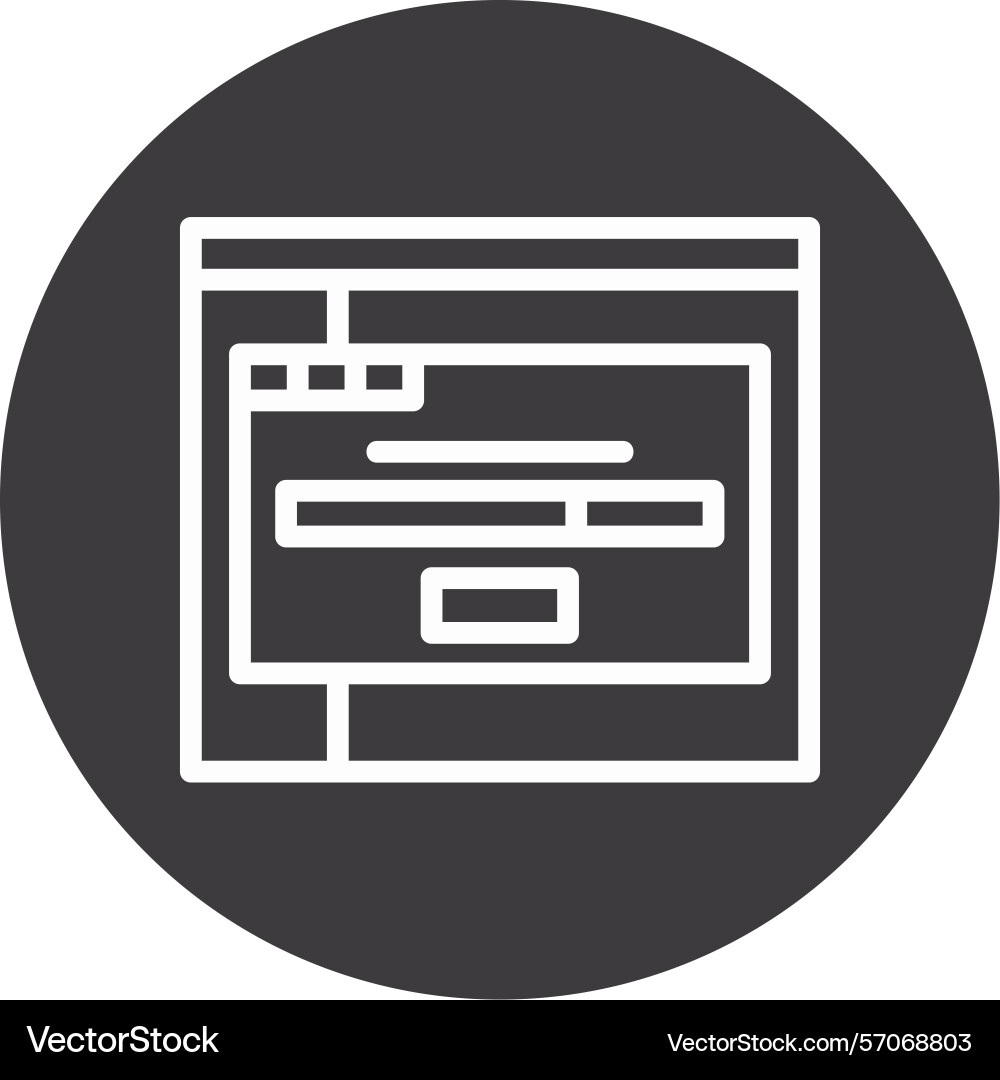 Loading line circle style icon design Vector Image