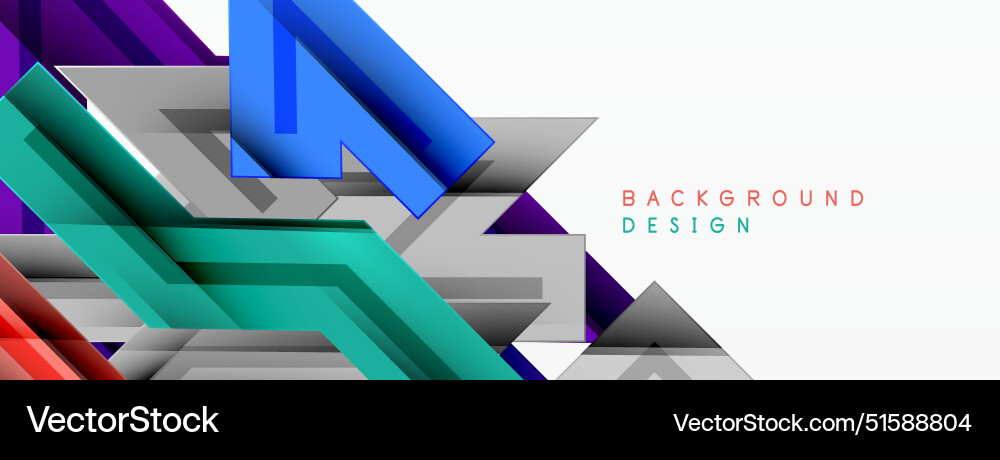 Dynamic lines geometric background Vector Image