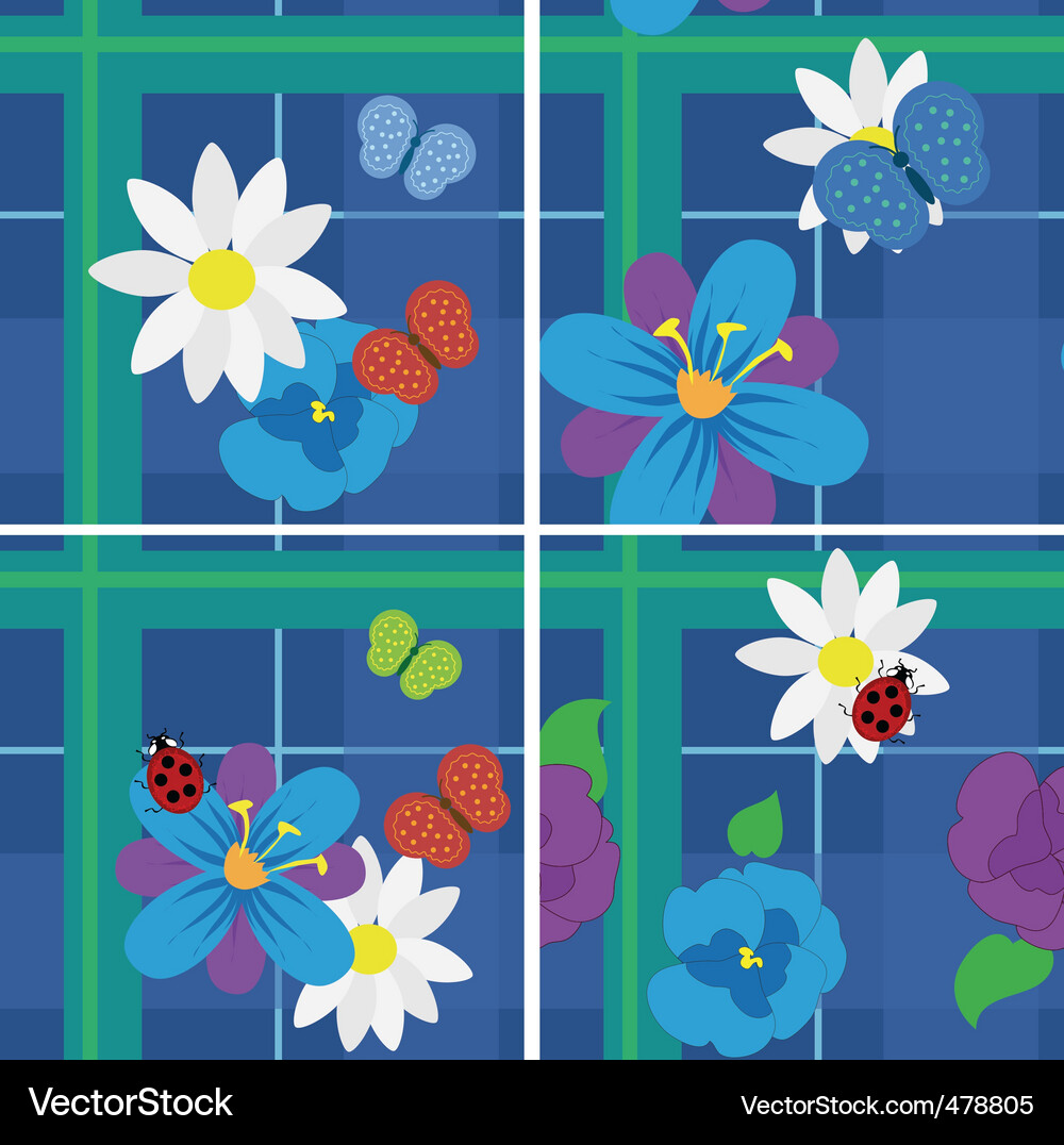 Check fabric seamless pattern Vector Image
