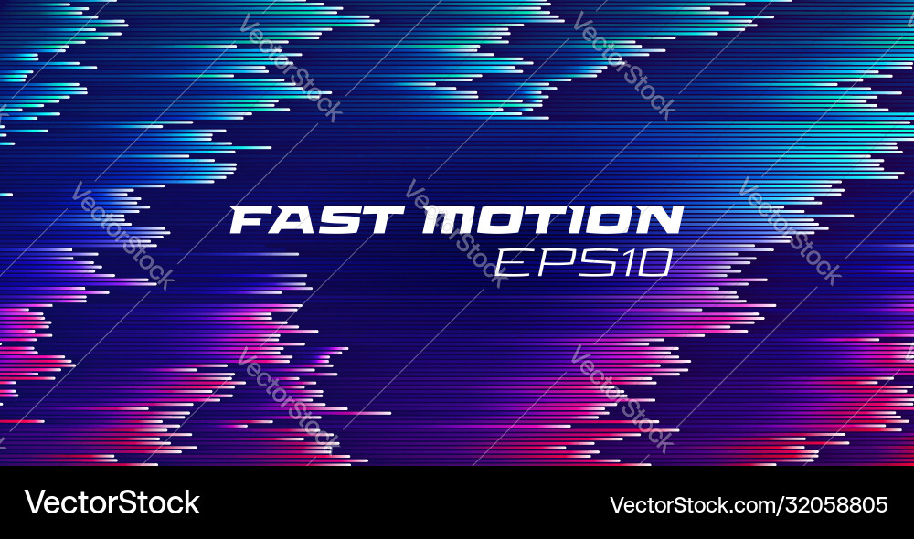 Fast motion background line move gradient vector image