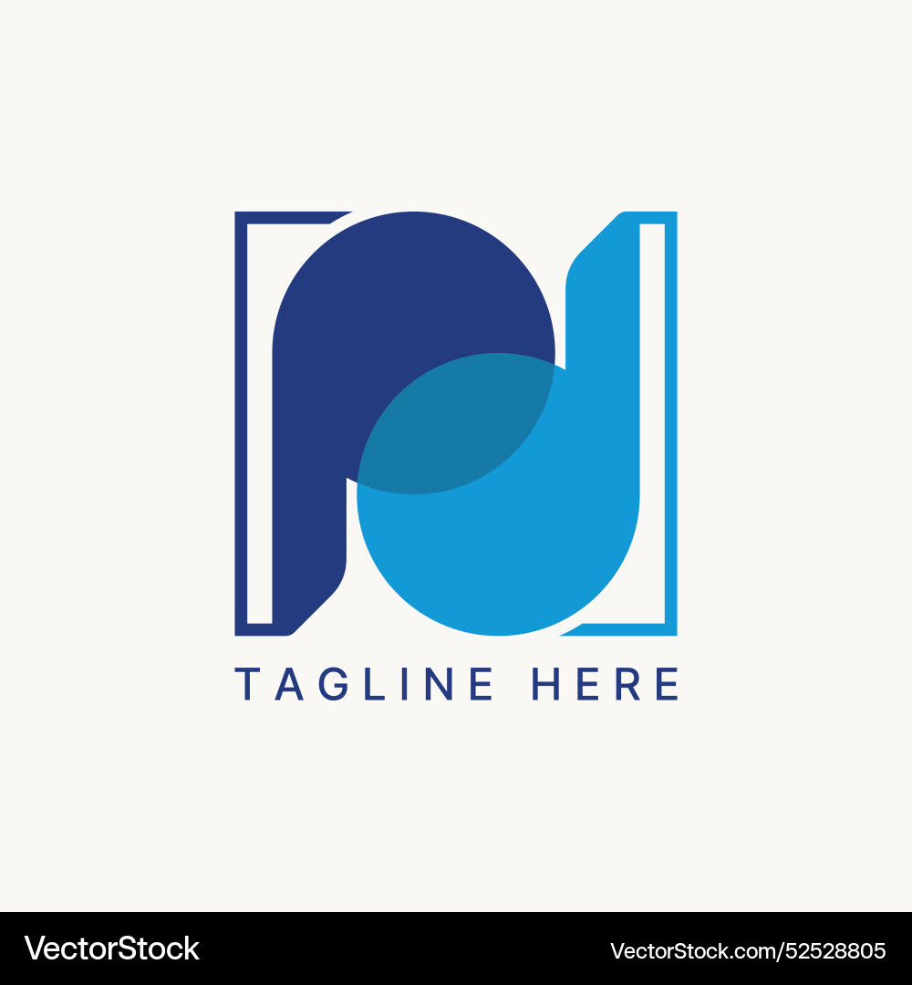Letter initial p or pd font gradient flip 3d line Letter initial p or pd font gradient flip 3d line vector image