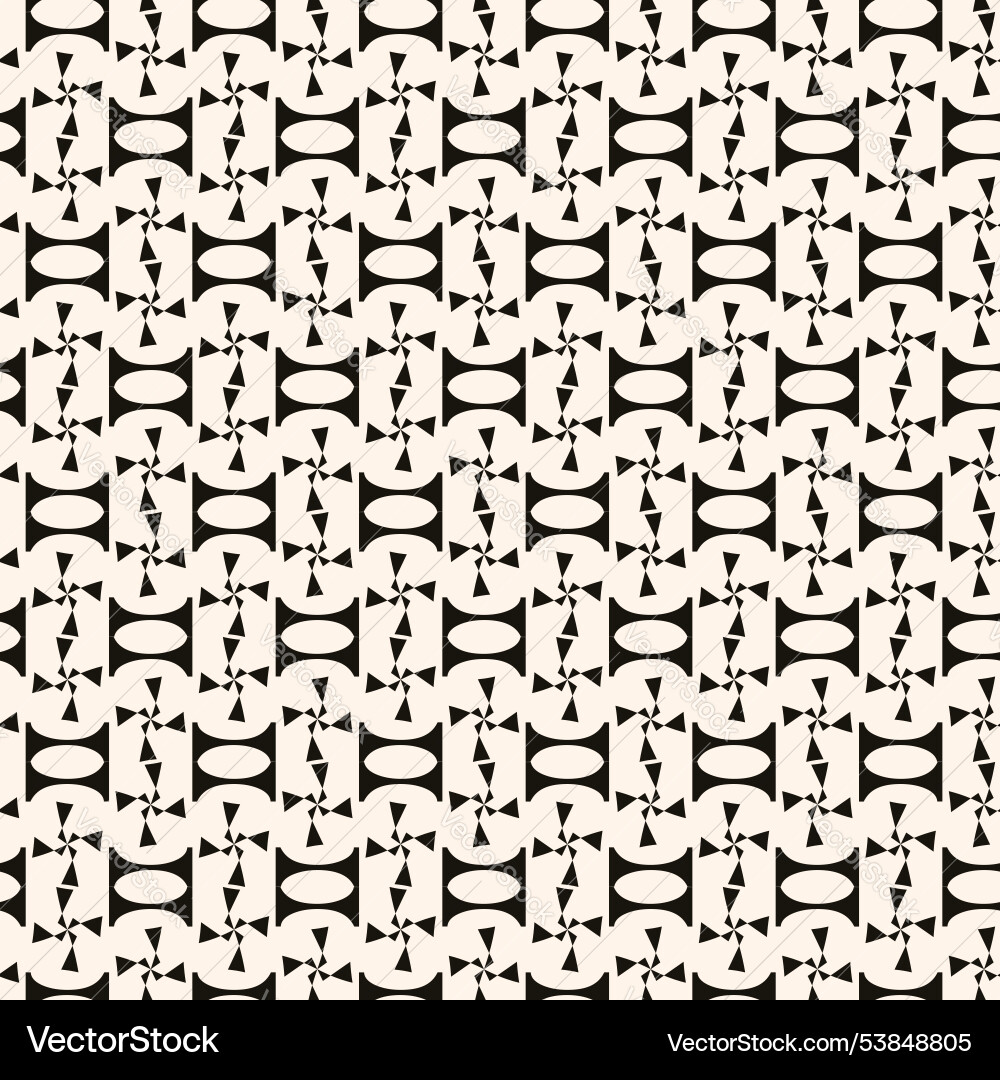 Minimal geometric seamless pattern Vector Image