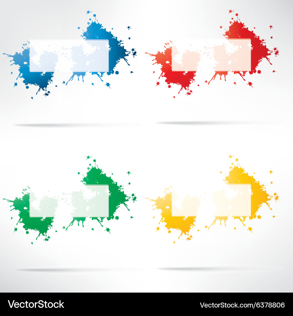 Abstract background with splash Vector Image