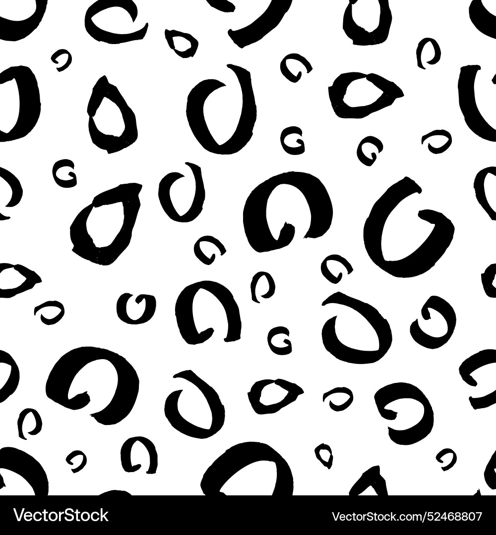 Seamless pattern with sketch circles shape Seamless pattern with sketch circles shape vector image