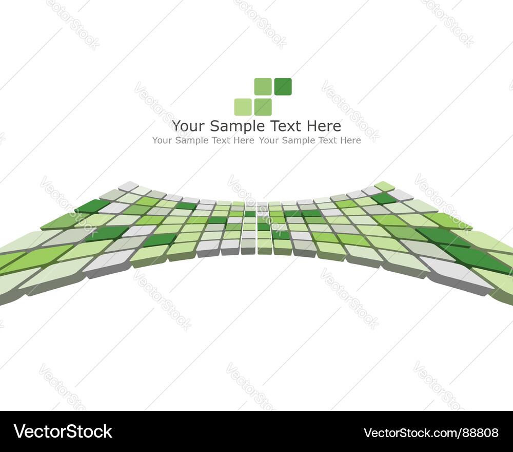 3d checked background Vector Image
