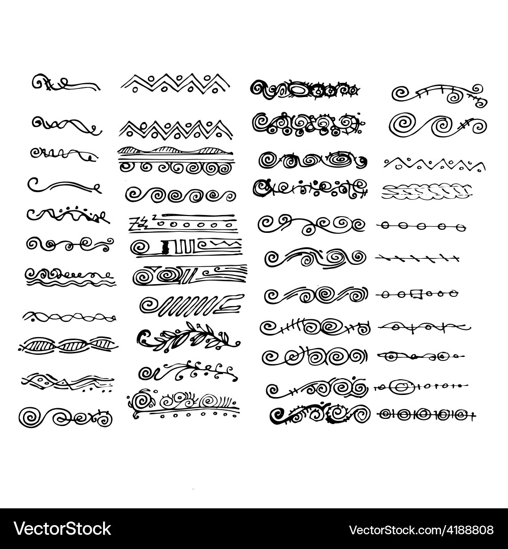 Intricate Spiral Patterns vector image