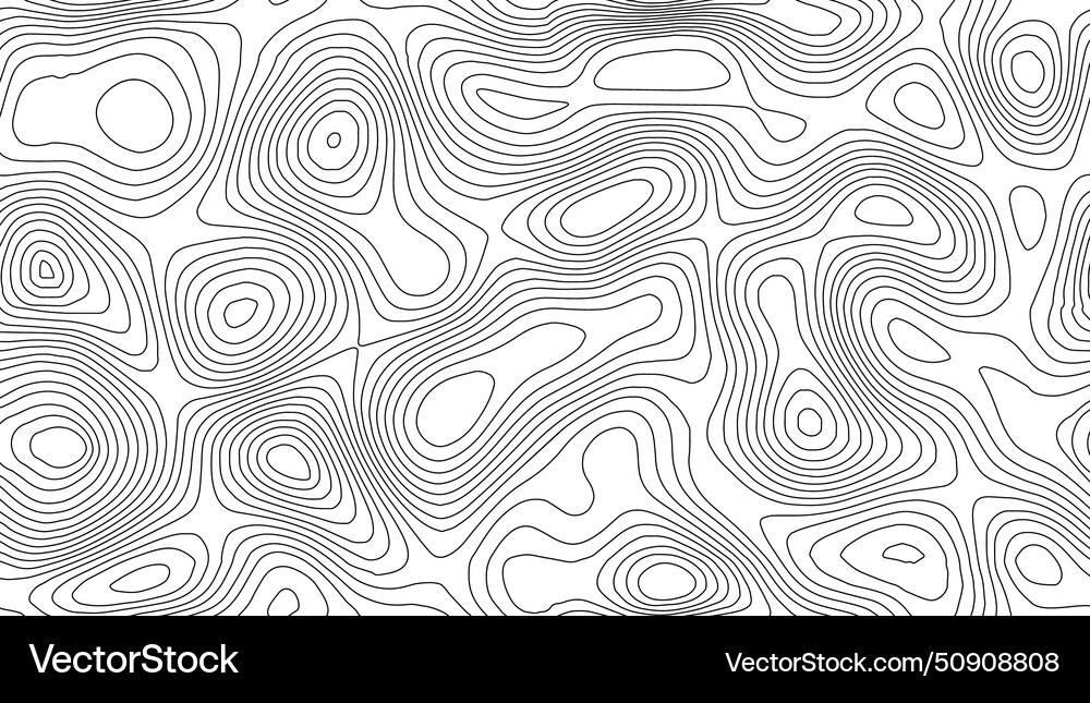 Nahtlose topographische Karte Textur Linie Topographie Nahtlose topographische Karte Textur Linie Topographie vektorbild