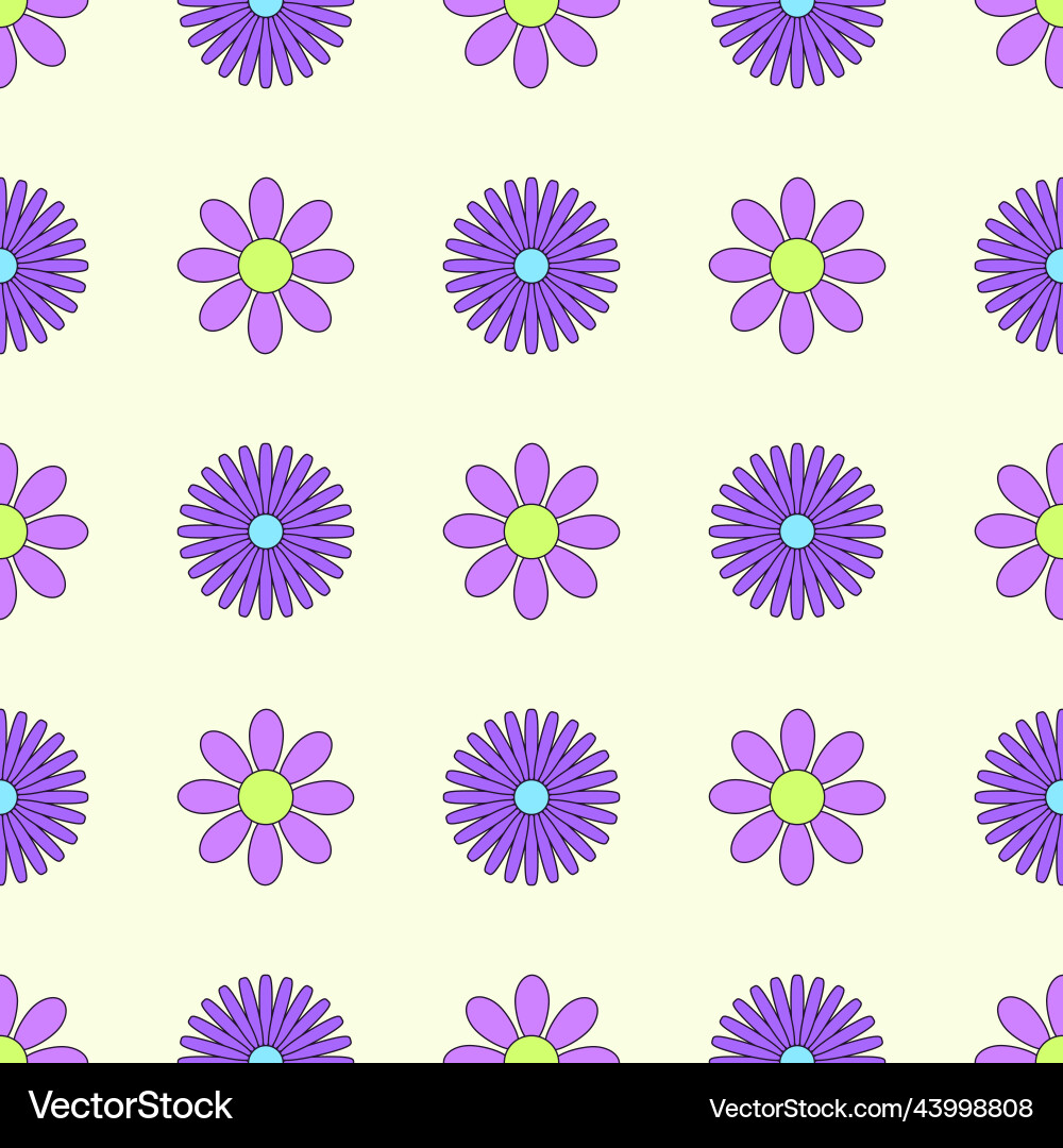 Seamless pattern with simple geometric graphic Vector Image