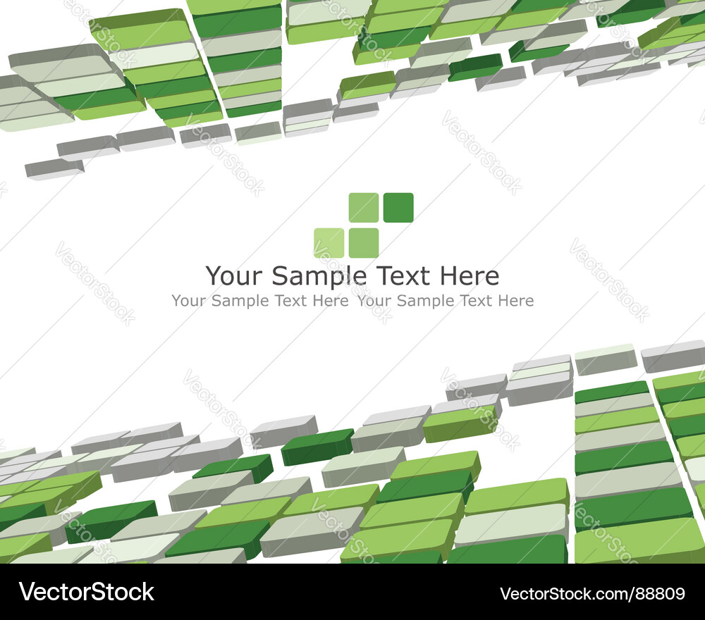 3d checked background vector image