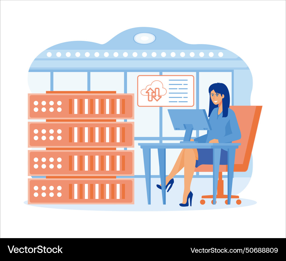 Data entry services abstract concept database Data entry services abstract concept database vector image
