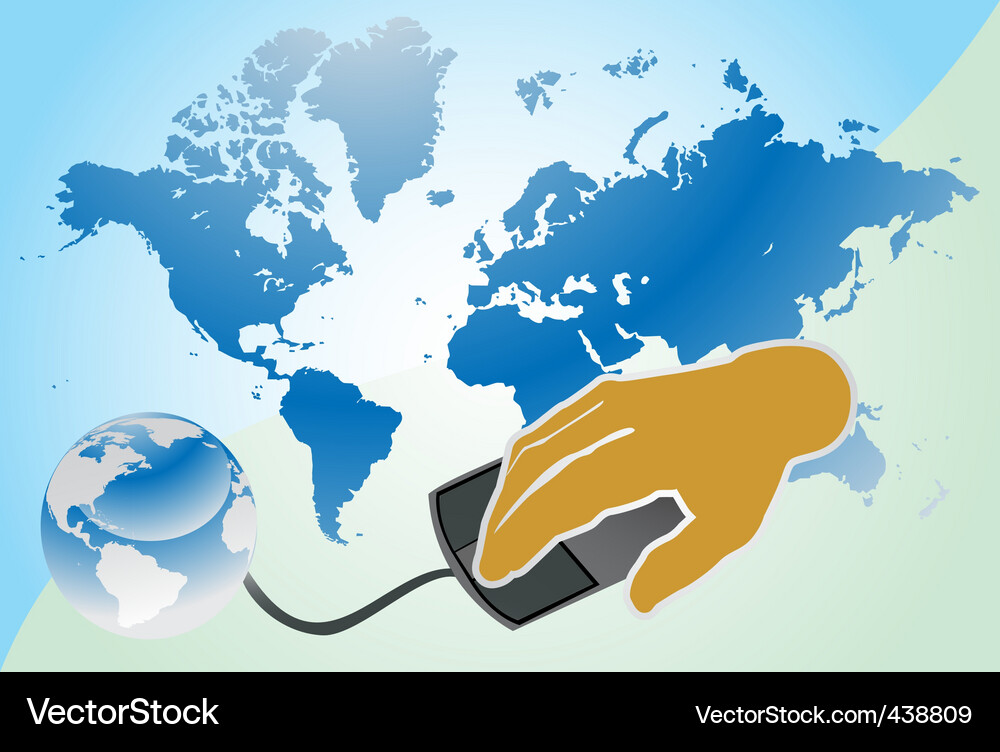 Internet connection Vector Image
