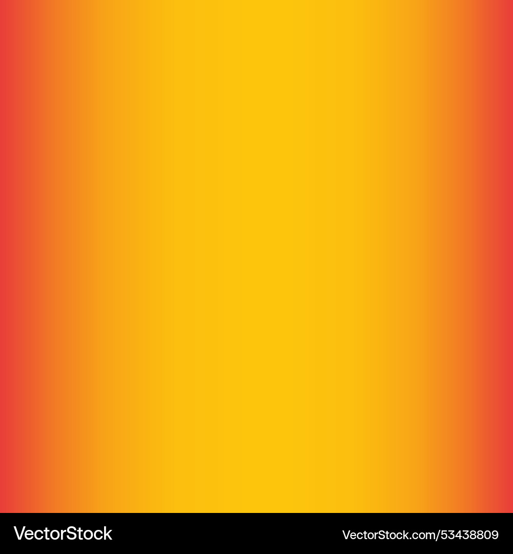 Yellow to red gradient warm vertical transition Vector Image