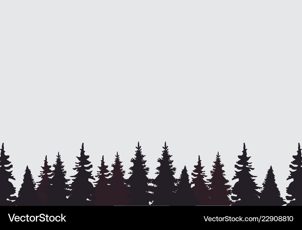 Forest background Royalty Free Vector Image - VectorStock