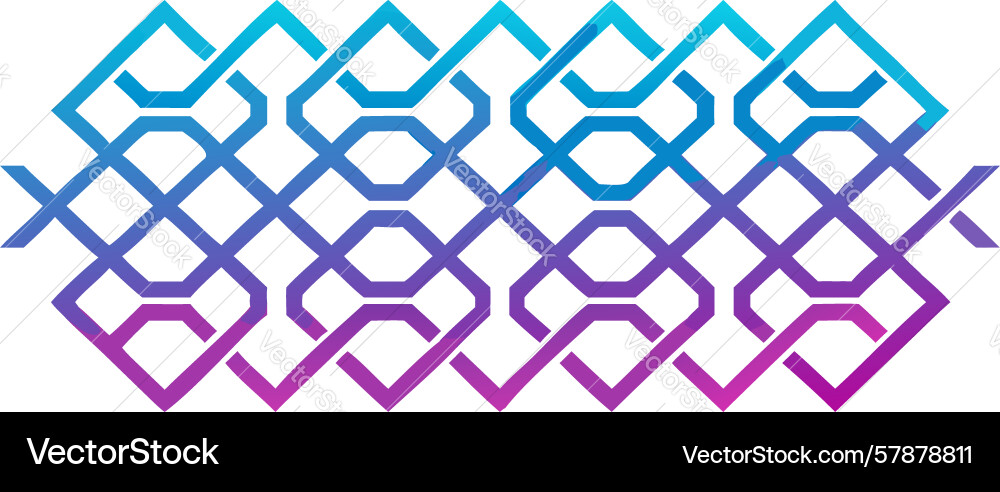 Abstraktes hexagonales Verriegelungsmuster geometrische vektorbild