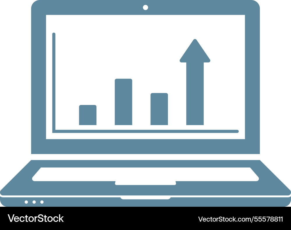 Analytics flat web icon concept Analytics flat web icon concept vector image