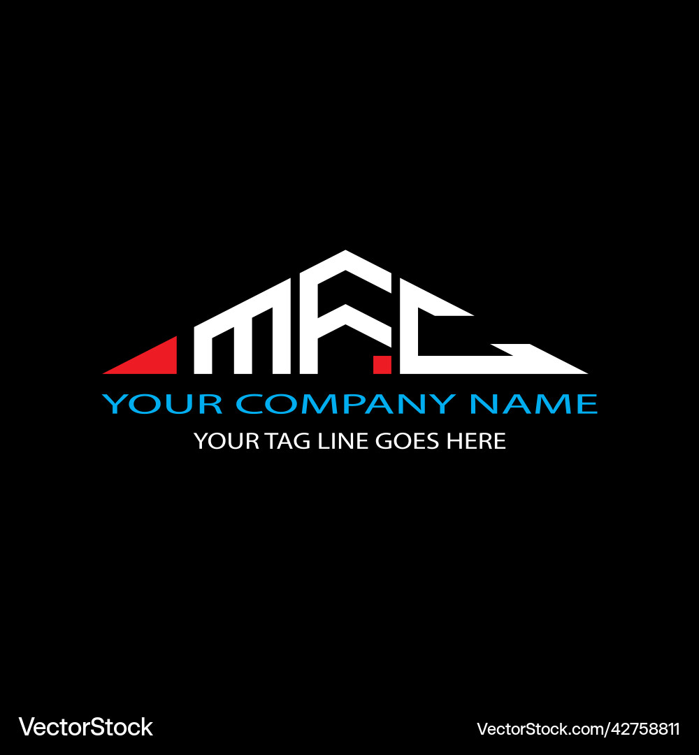 Mfc Letter Logo kreatives Design mit Grafik Mfc Letter Logo kreatives Design mit Grafik vektorbild