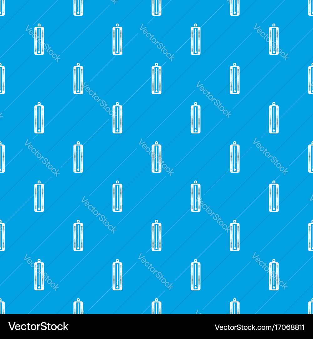 Thermometer indicates low temperature pattern vector image
