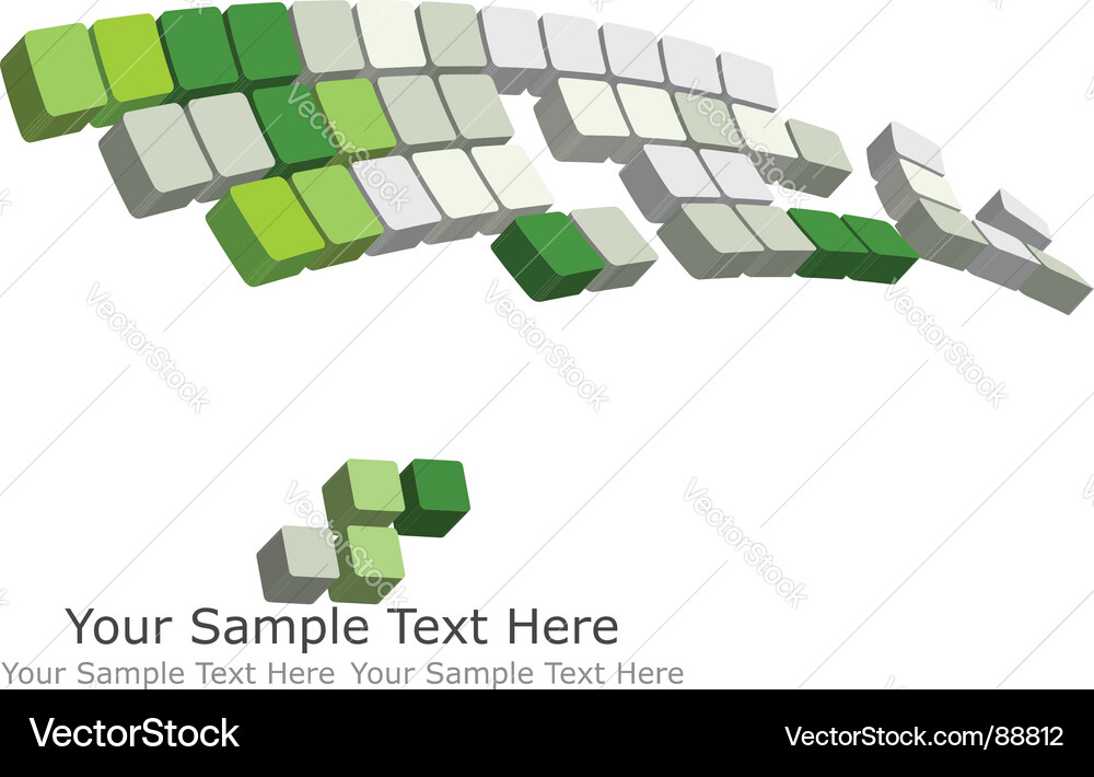 3D Checkerboard Pattern Background vector image