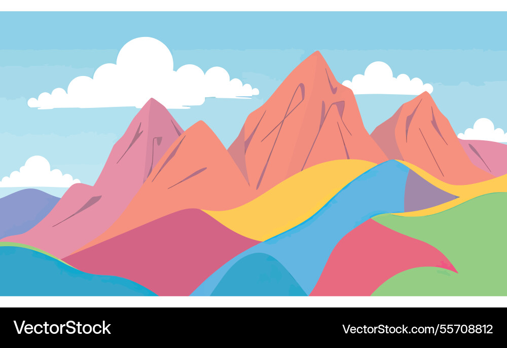 Ai-generated abstract background with colorful Ai-generated abstract background with colorful vector image