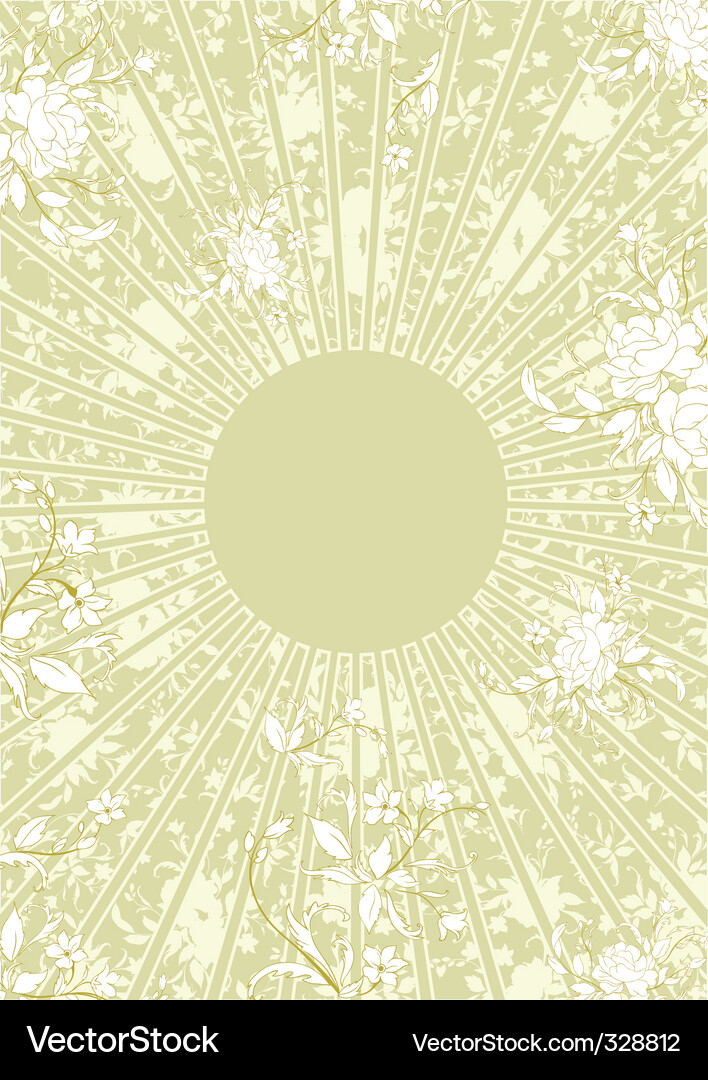 Sunny background Vector Image