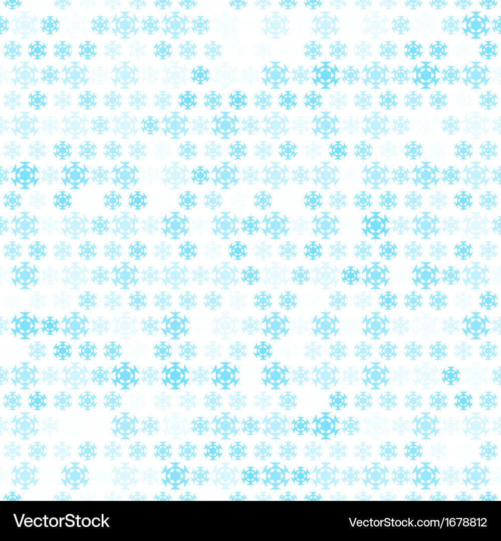 Winter Snowflake Pattern Vector Image