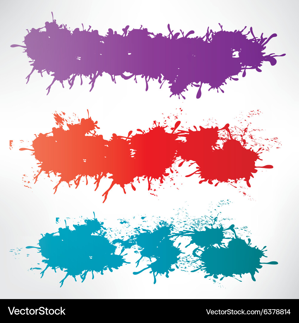 Abstract background with splash vector image