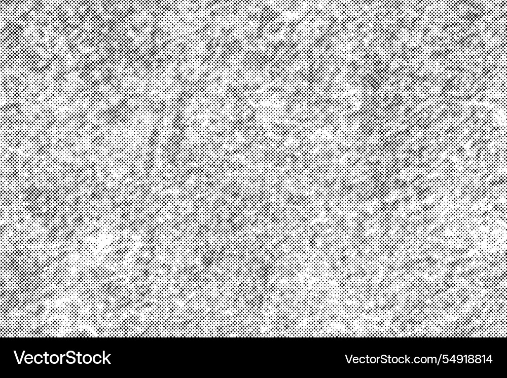 Grunge Halftone Texture Overlay Vector Image