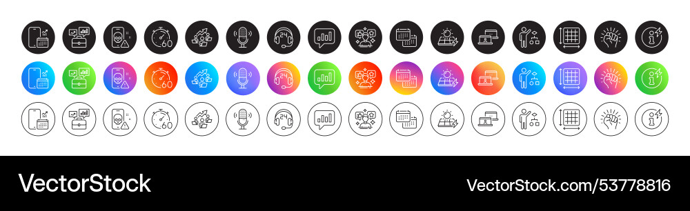 Analytical chat teamwork chart and algorithm line Analytical chat teamwork chart and algorithm line vector image