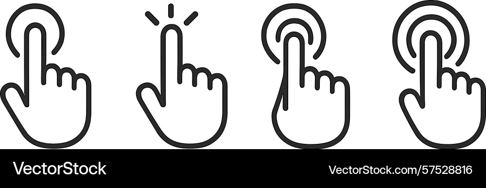 Hand gestures different types Hand gestures different types Vector Image