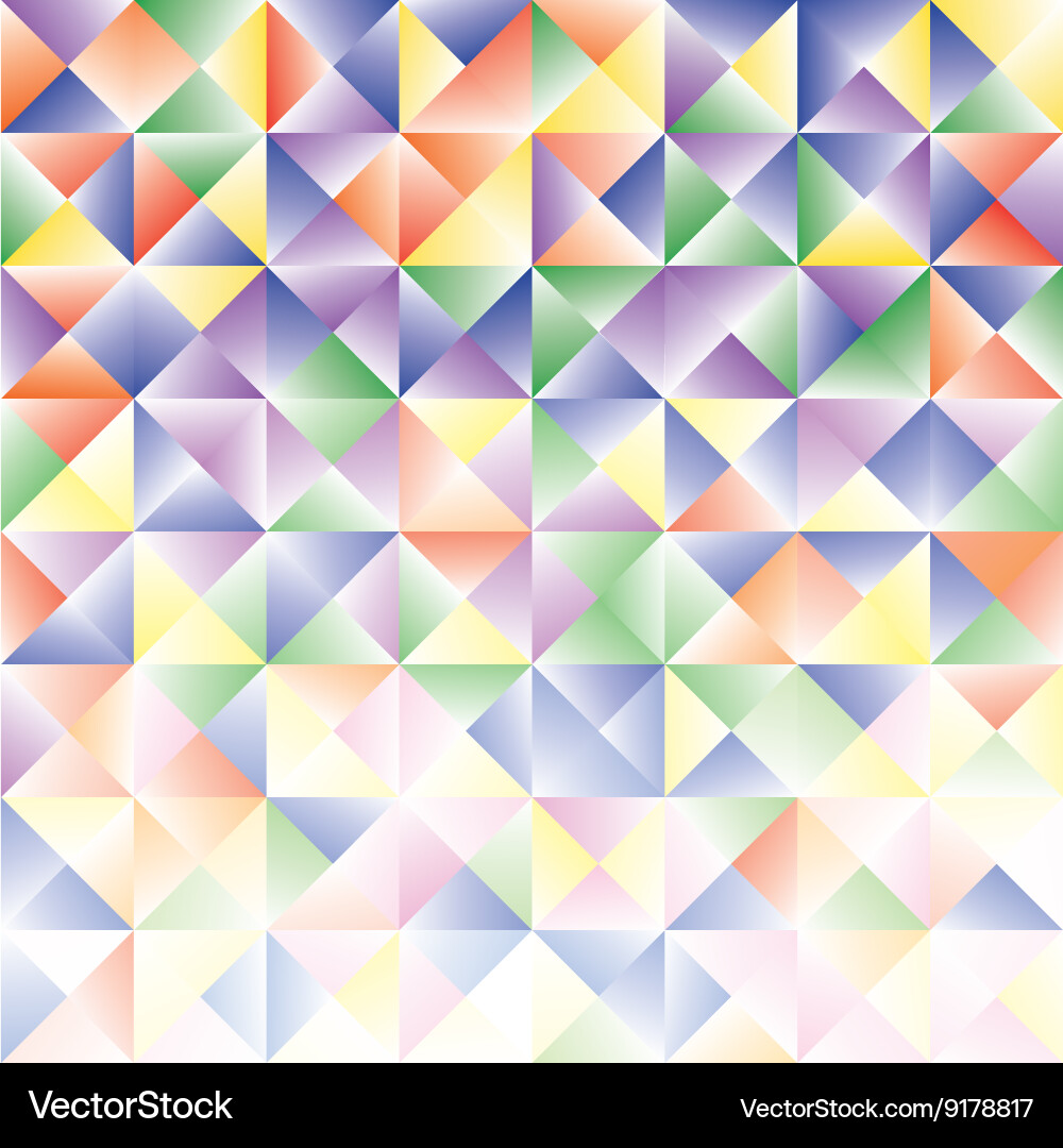Abstract background consisting of triangles vector image