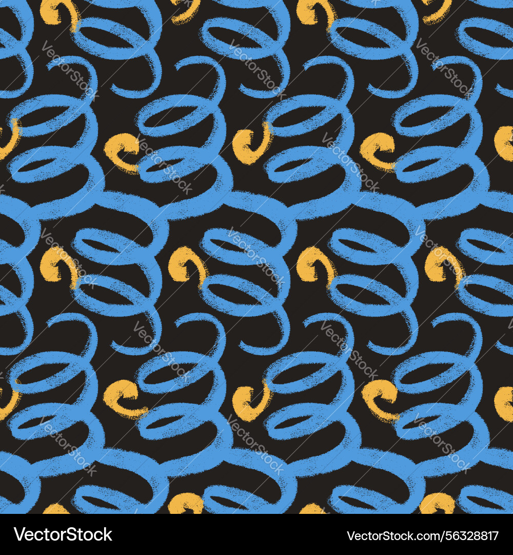 Curve lines seamless pattern geometric endless Curve lines seamless pattern geometric endless vector image