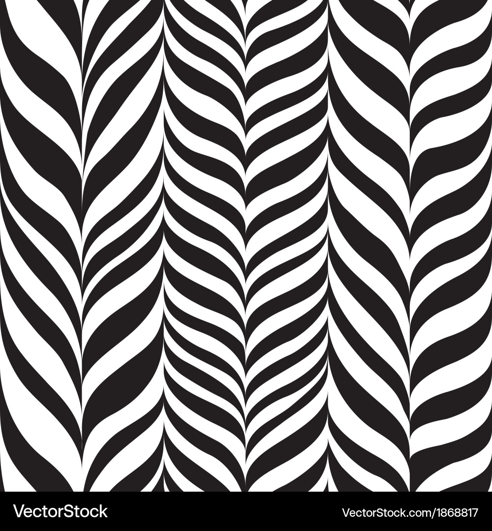 Zebra Herringbone Pattern Vector Image