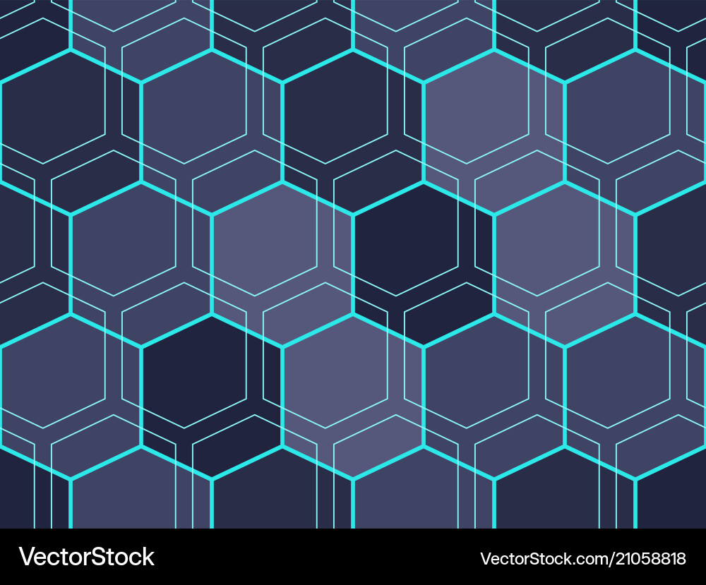 Abstract geometric pattern with hexagons Abstract geometric pattern with hexagons vector image