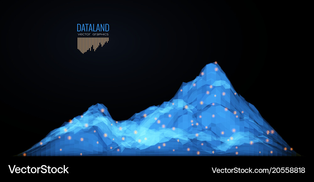 Data design element vector image