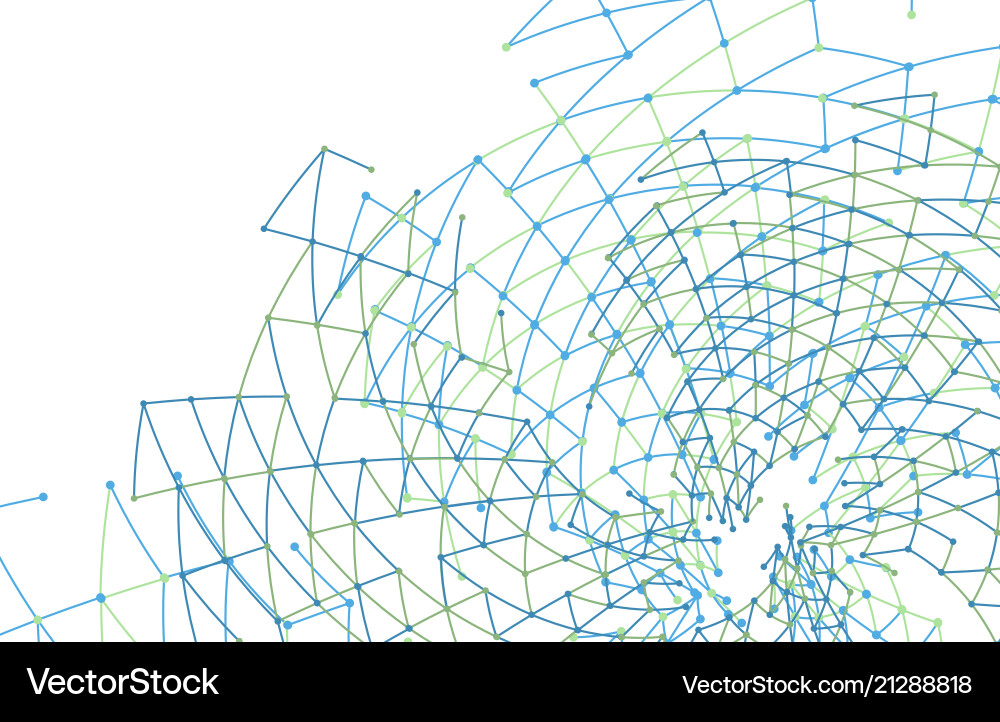 Digital Network Abstract vector image